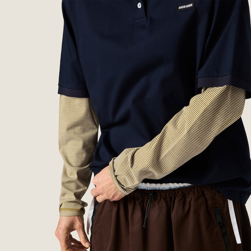 Poloshirt aus Jersey
