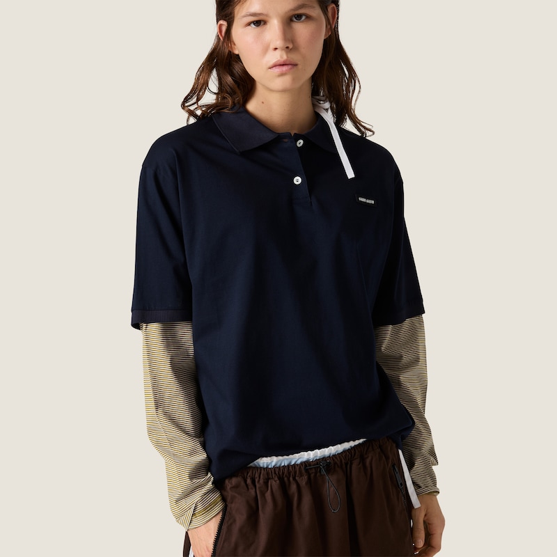 Poloshirt aus Jersey