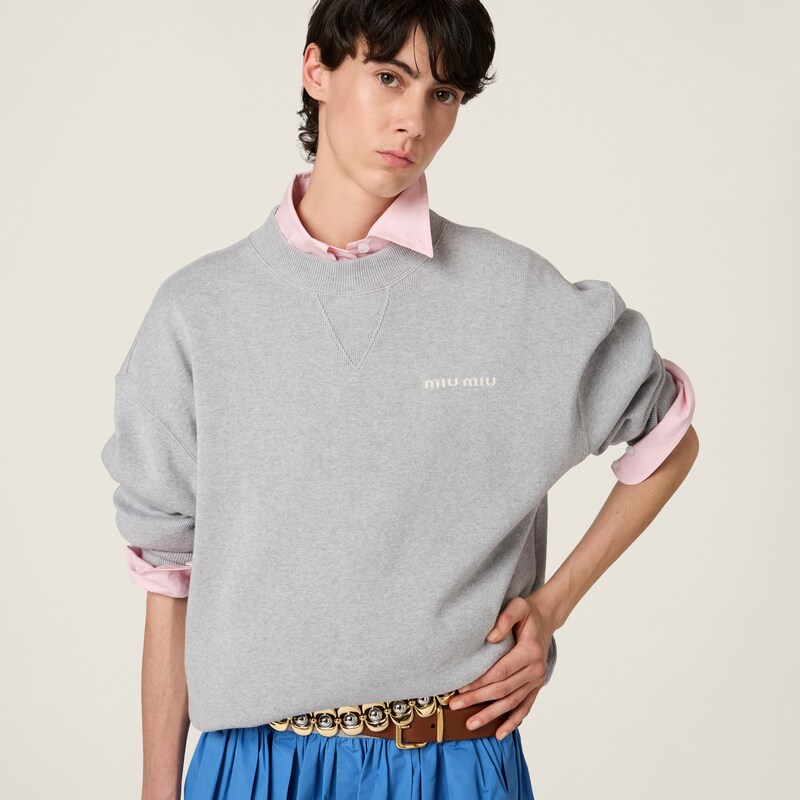 コットン フリース スウェットシャツ