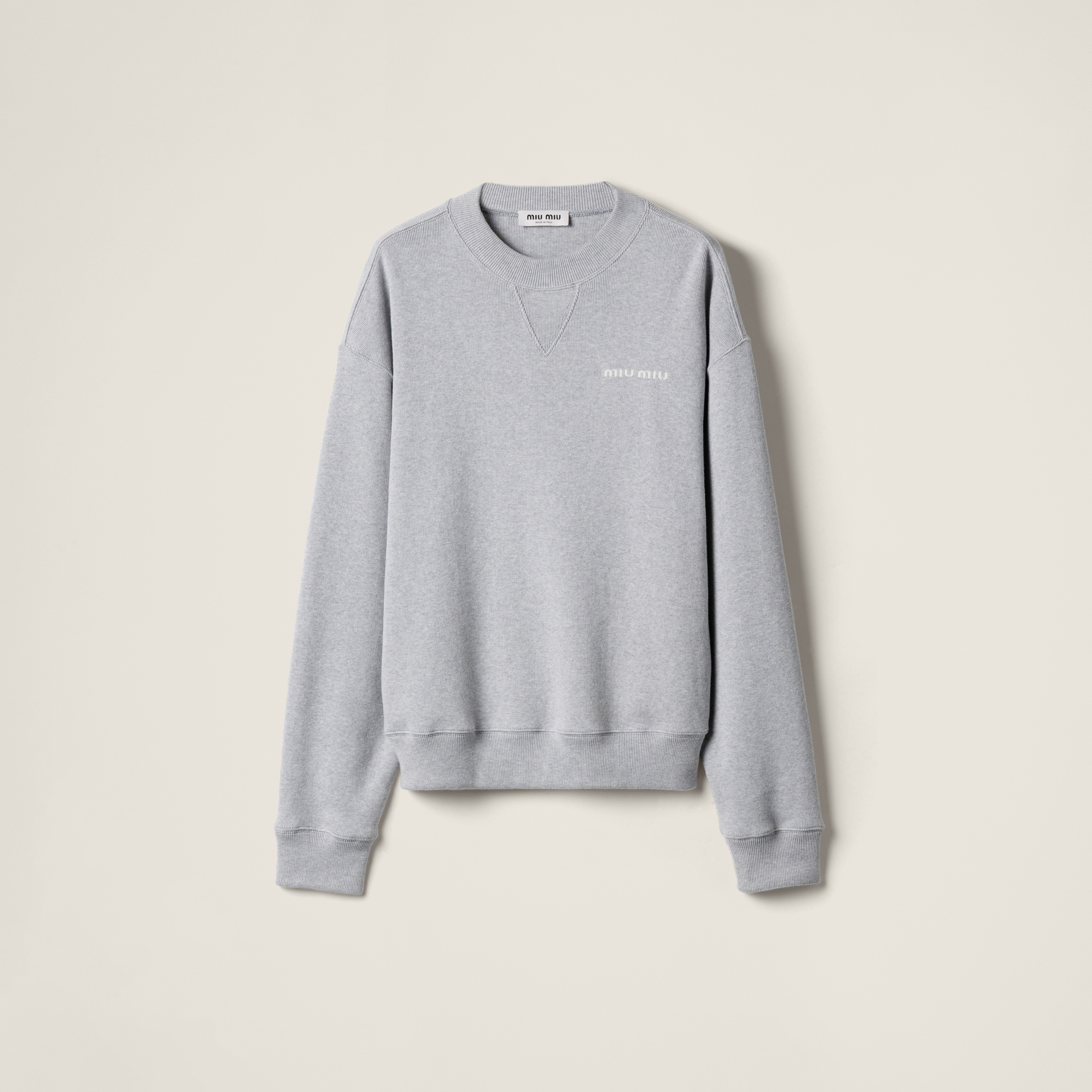Miu Miu Cotton Fleece Sweatshirt