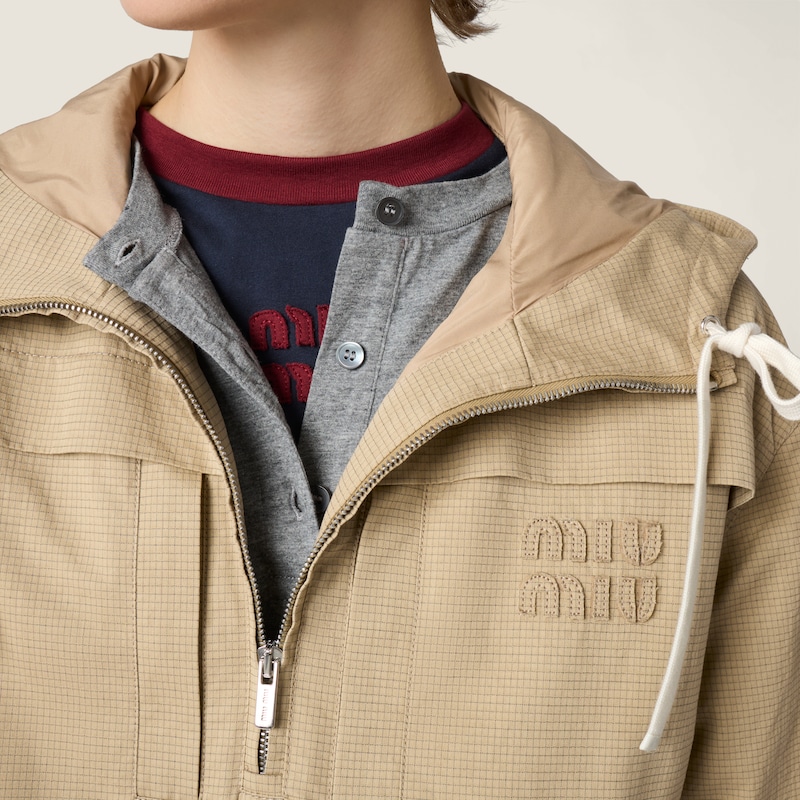 平纹针织棉质长袖T恤