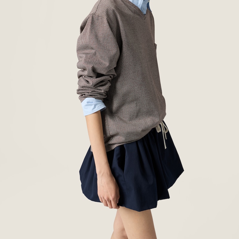 Jacquard jersey T-shirt