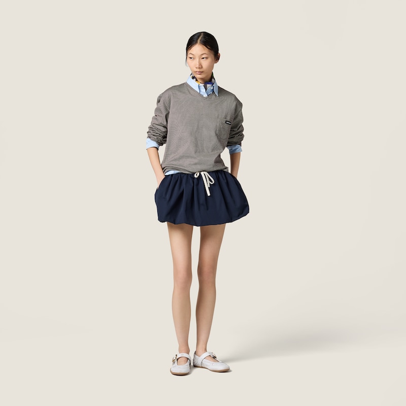 Jacquard jersey T-shirt