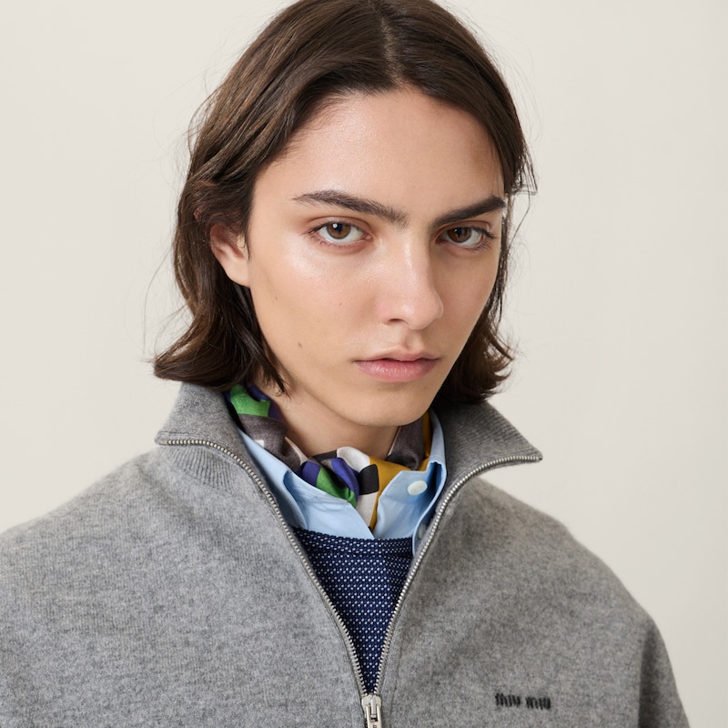 Jacquard jersey T-shirt