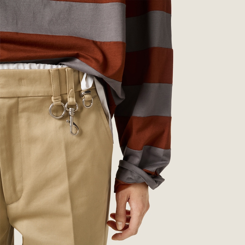 Striped jersey T-shirt