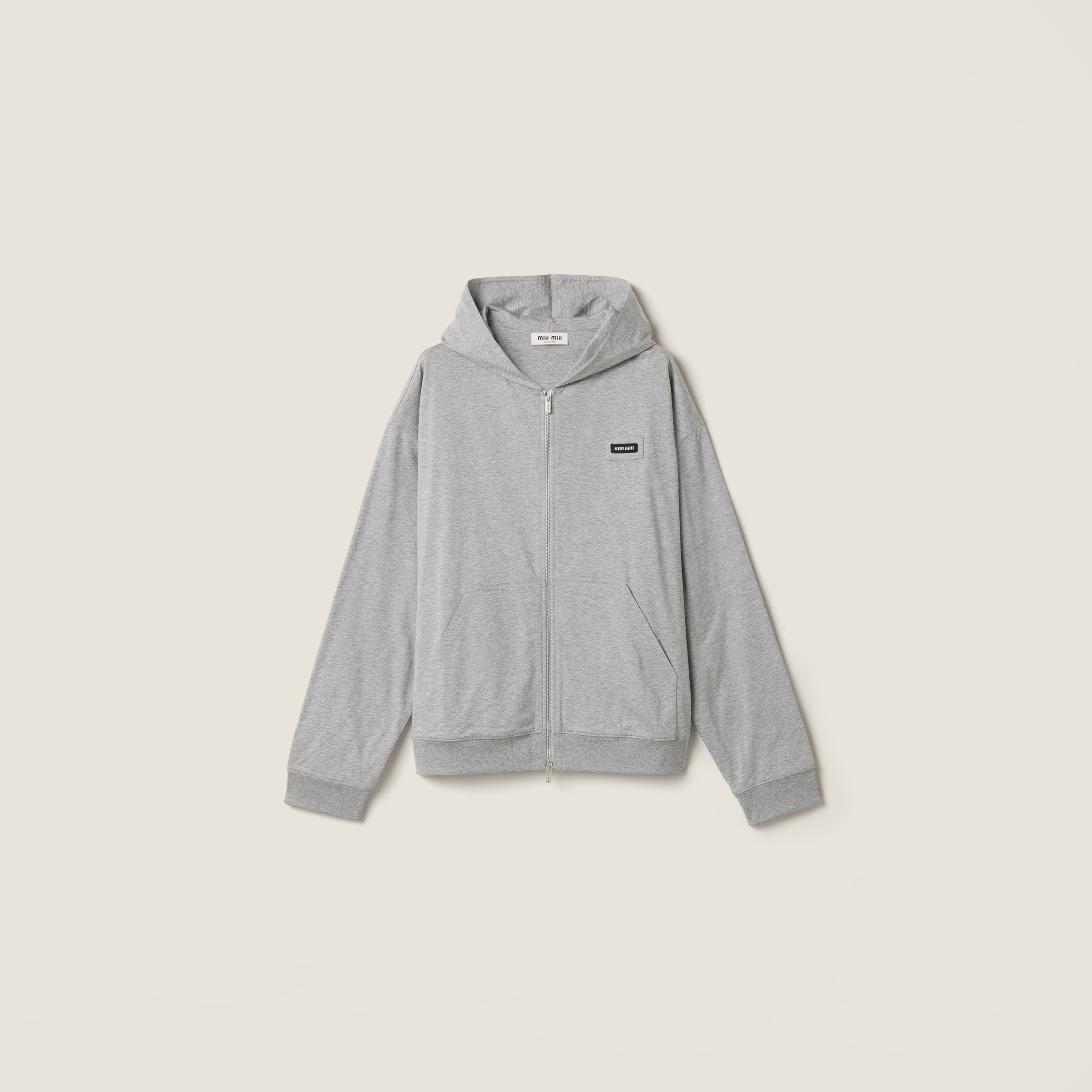 Cotton fleece hoodie from Miu Miu - $2,650