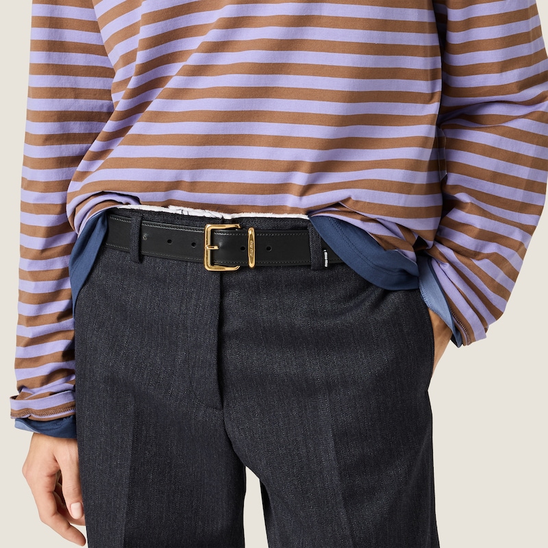 Striped jersey T-shirt