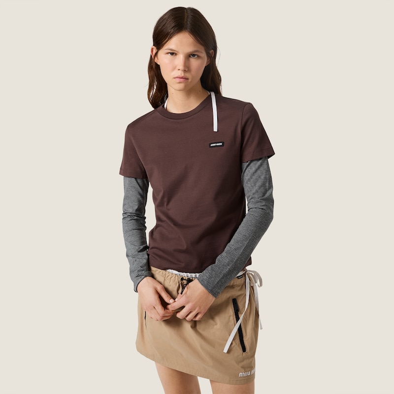 T-Shirt aus Jersey