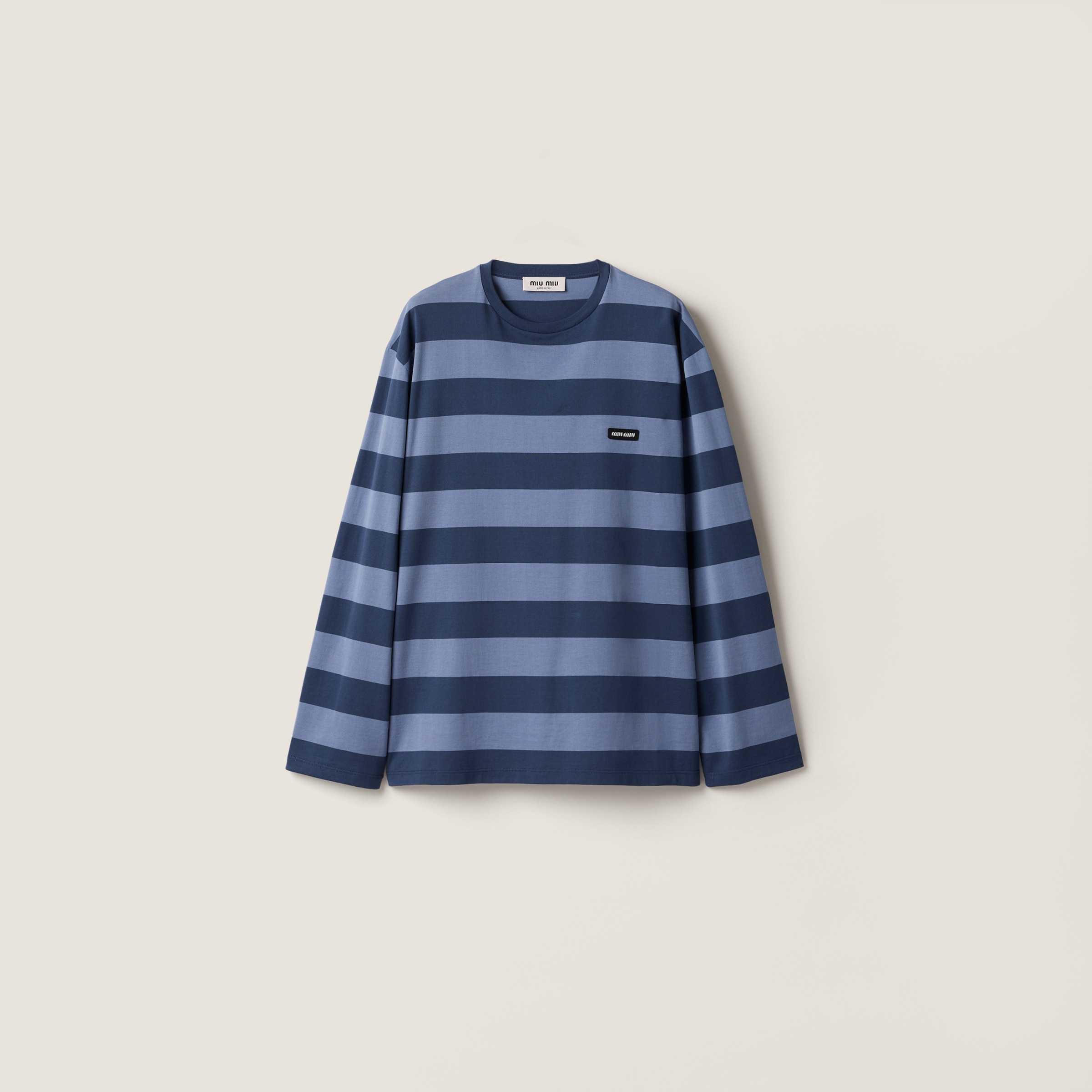 Jersey T-shirt by Miu Miu