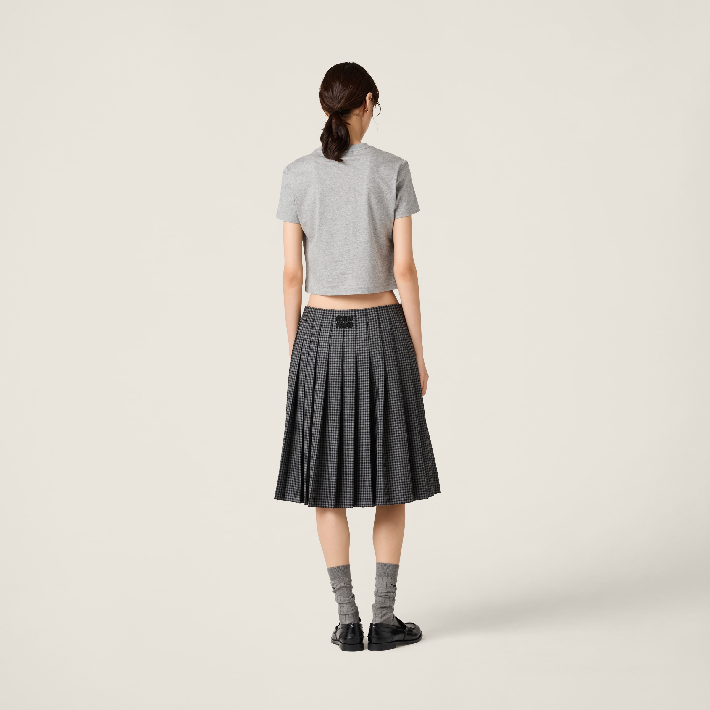 MIU MIU COTTON JERSEY T-SHIRT