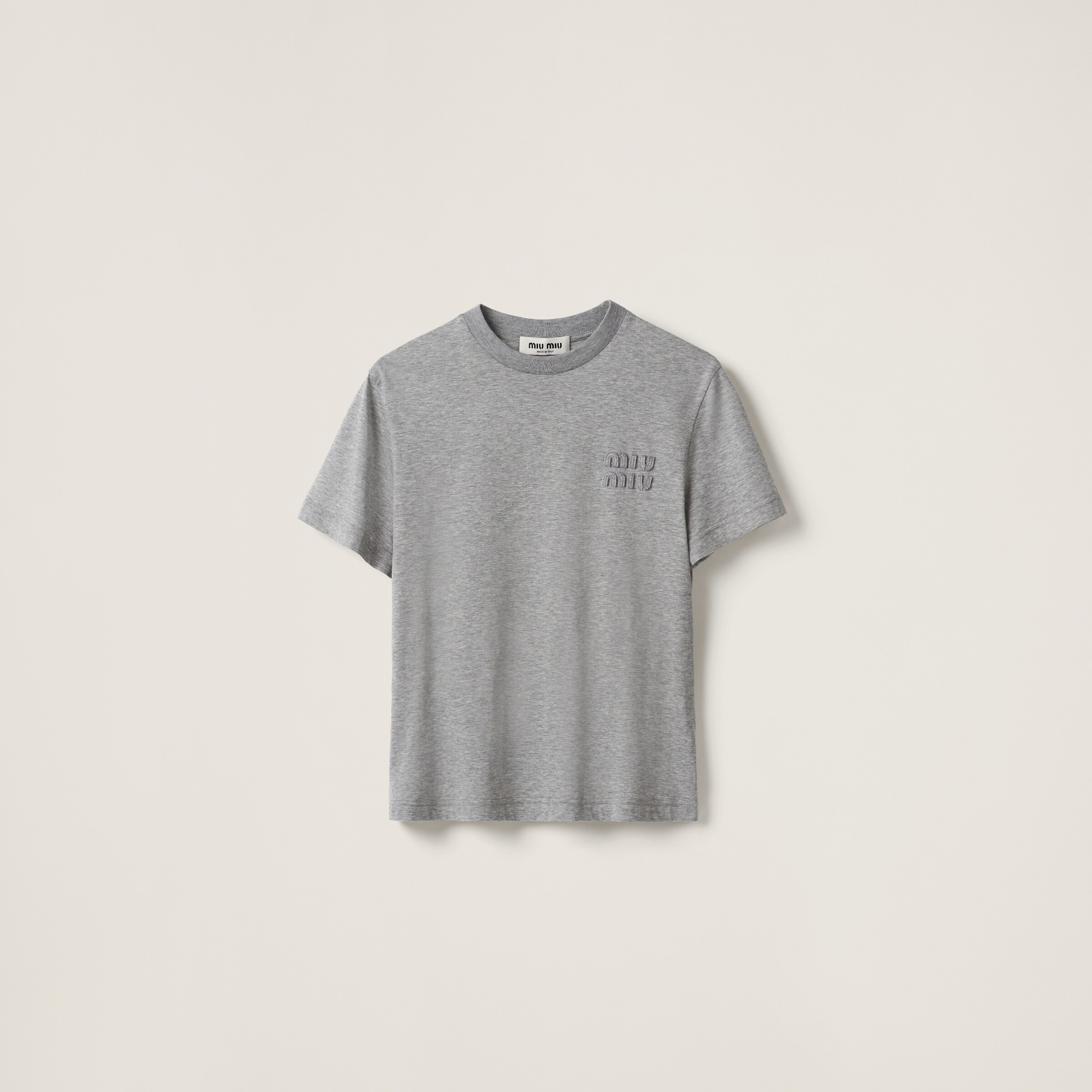 MIU T-SHIRT DRESS / DARK GREEN