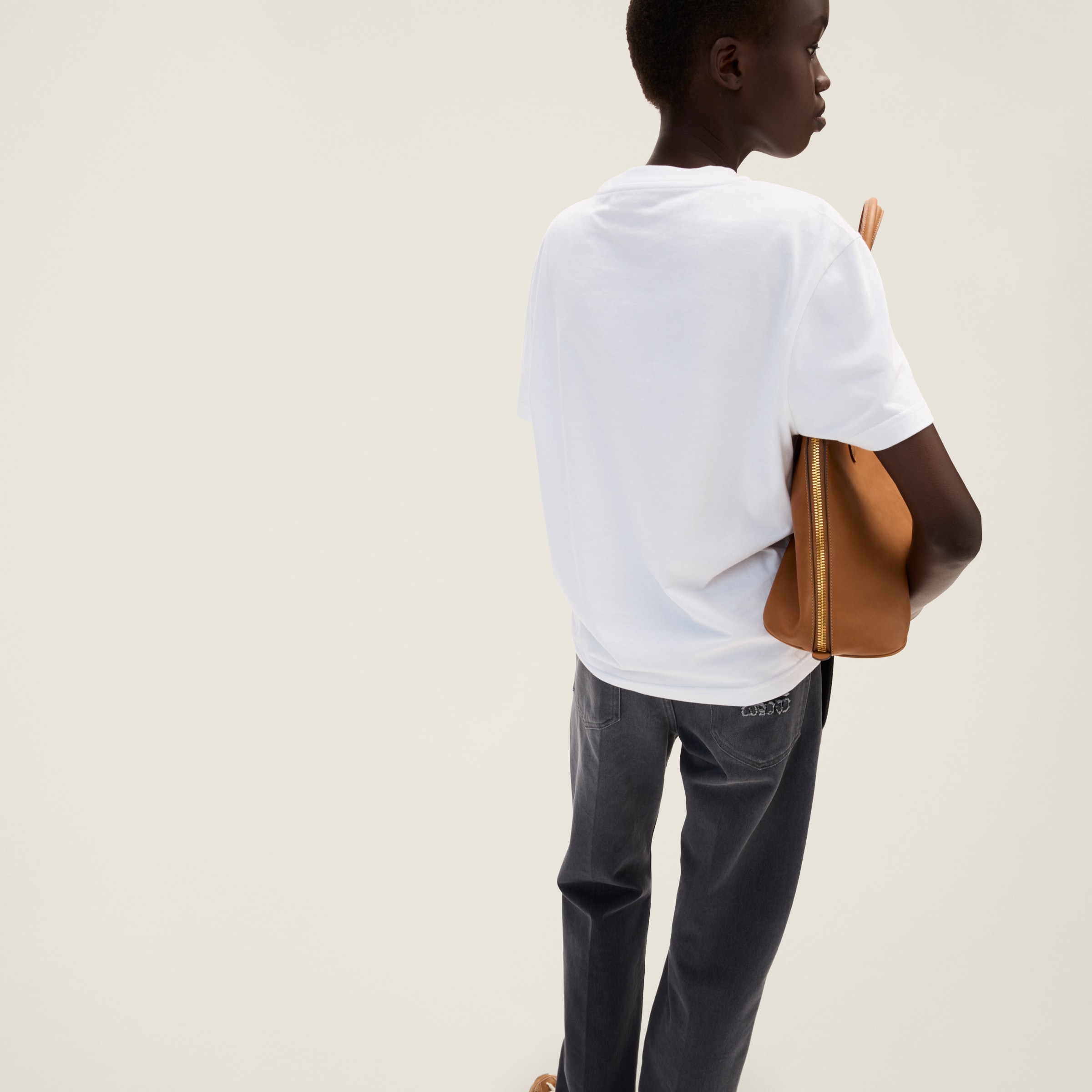 White Cotton Jersey T-shirt | Miu Miu