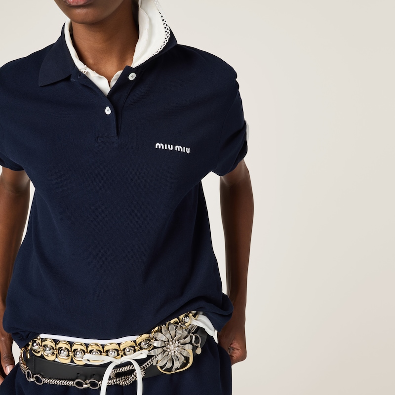 Poloshirt aus Baumwoll-Piqué