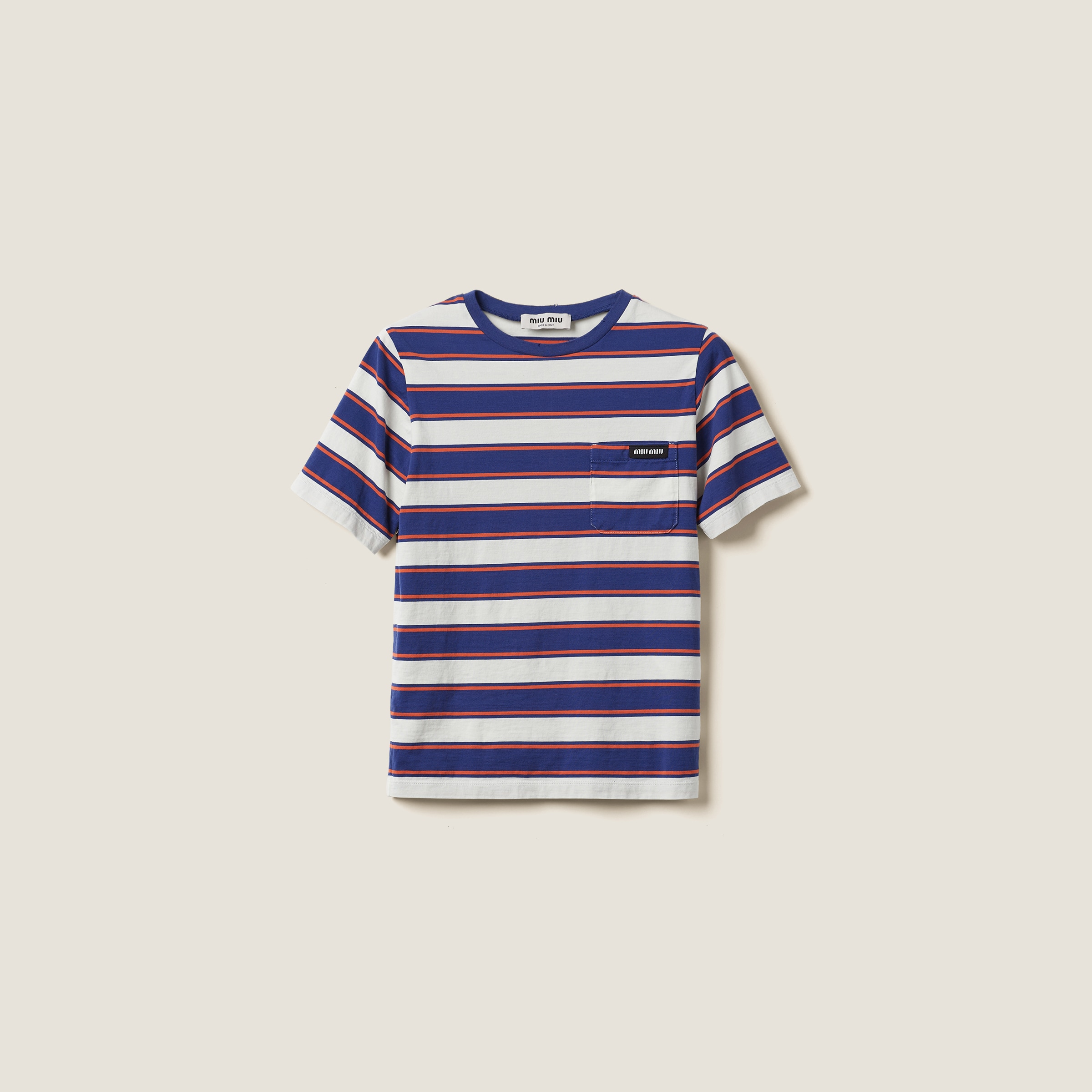 商品画像：Miu Miu レディース ジャージーTシャツ 3枚セット の マルチ 4