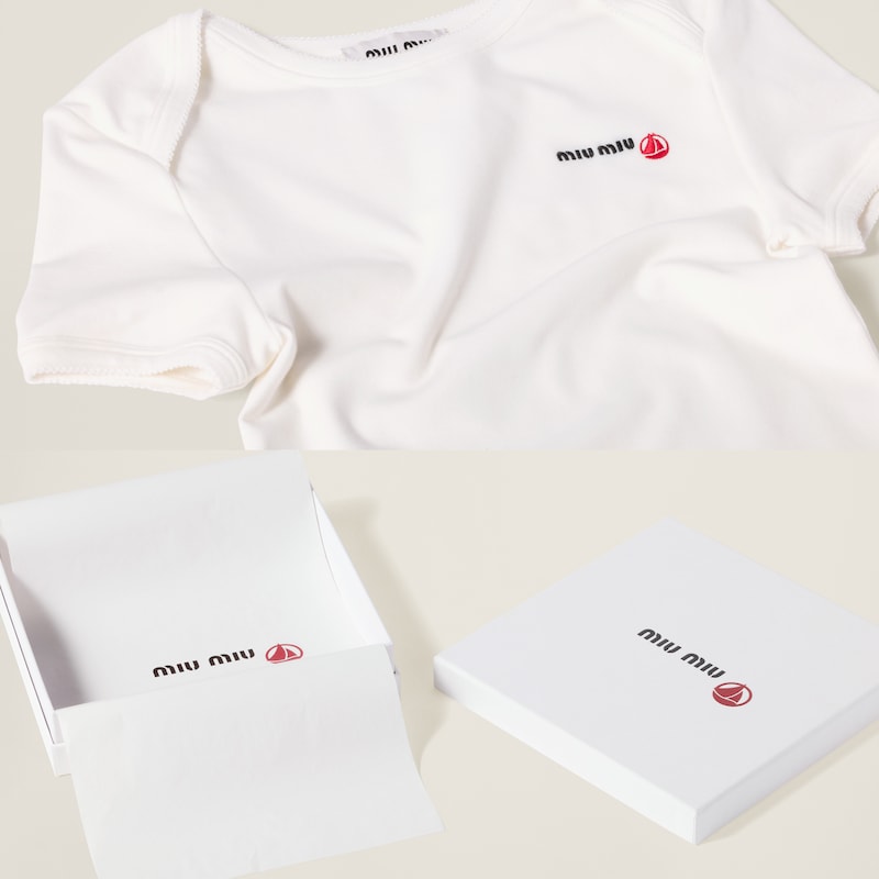 Petit Bateau X Miu Miu 彈性運動修身 T 恤