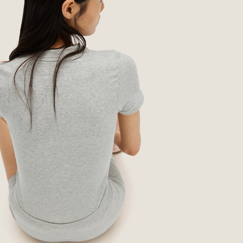 Seamless mélange T-shirt
