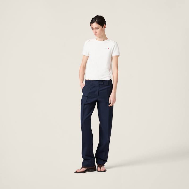 Petit Bateau X Miu Miu stretch jersey regular T-shirt