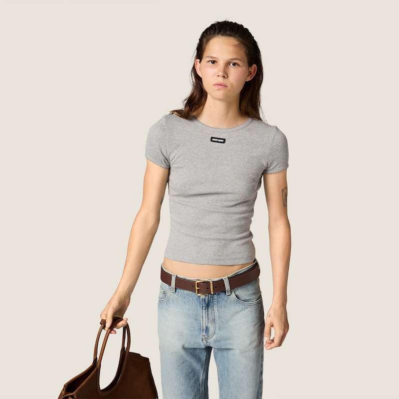 Ribbed T-shirt