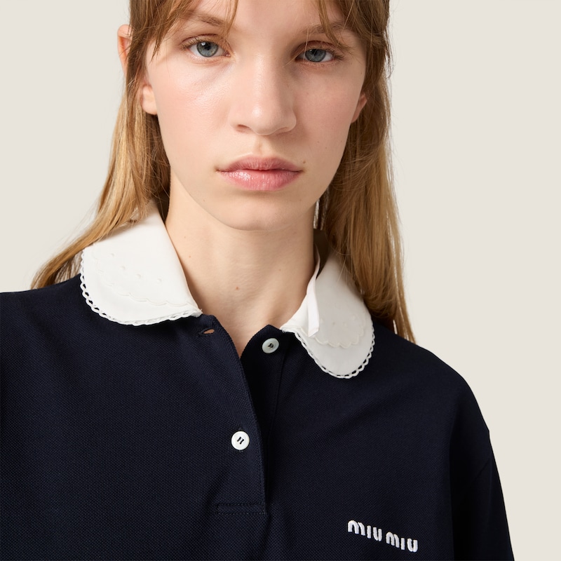 Piqué polo shirt