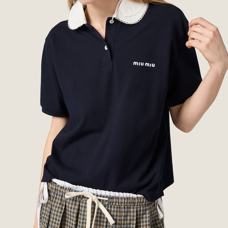 Piqué polo shirt