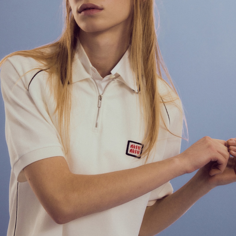 Polo de piqué de algodón
