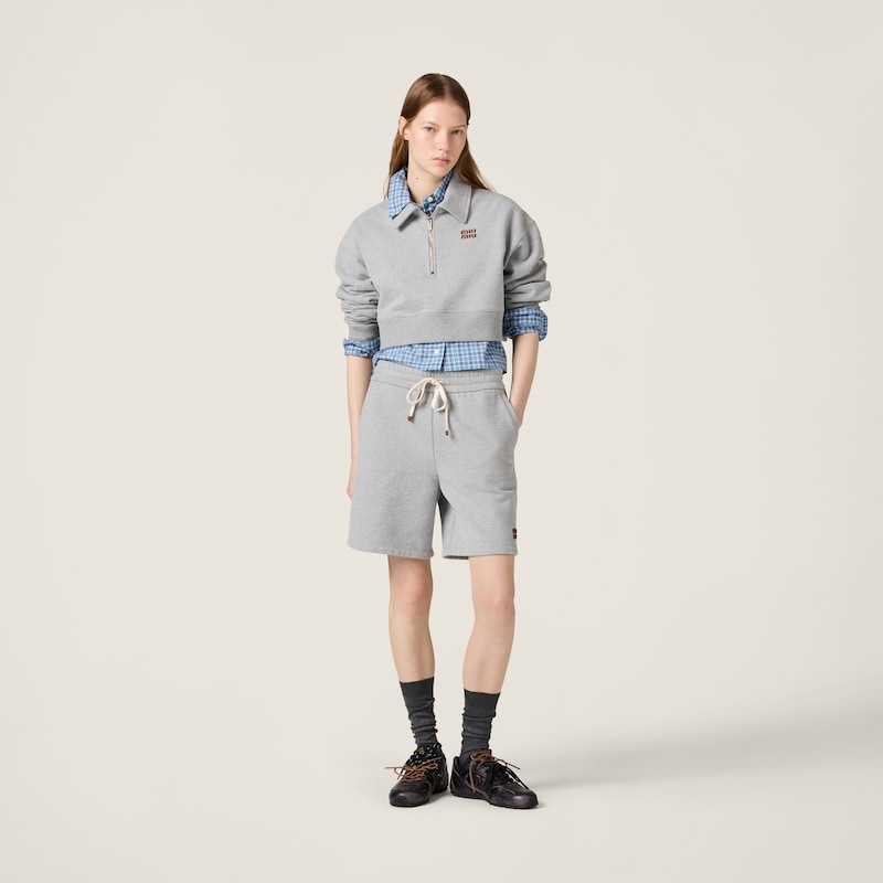 코튼 플리스 버뮤다