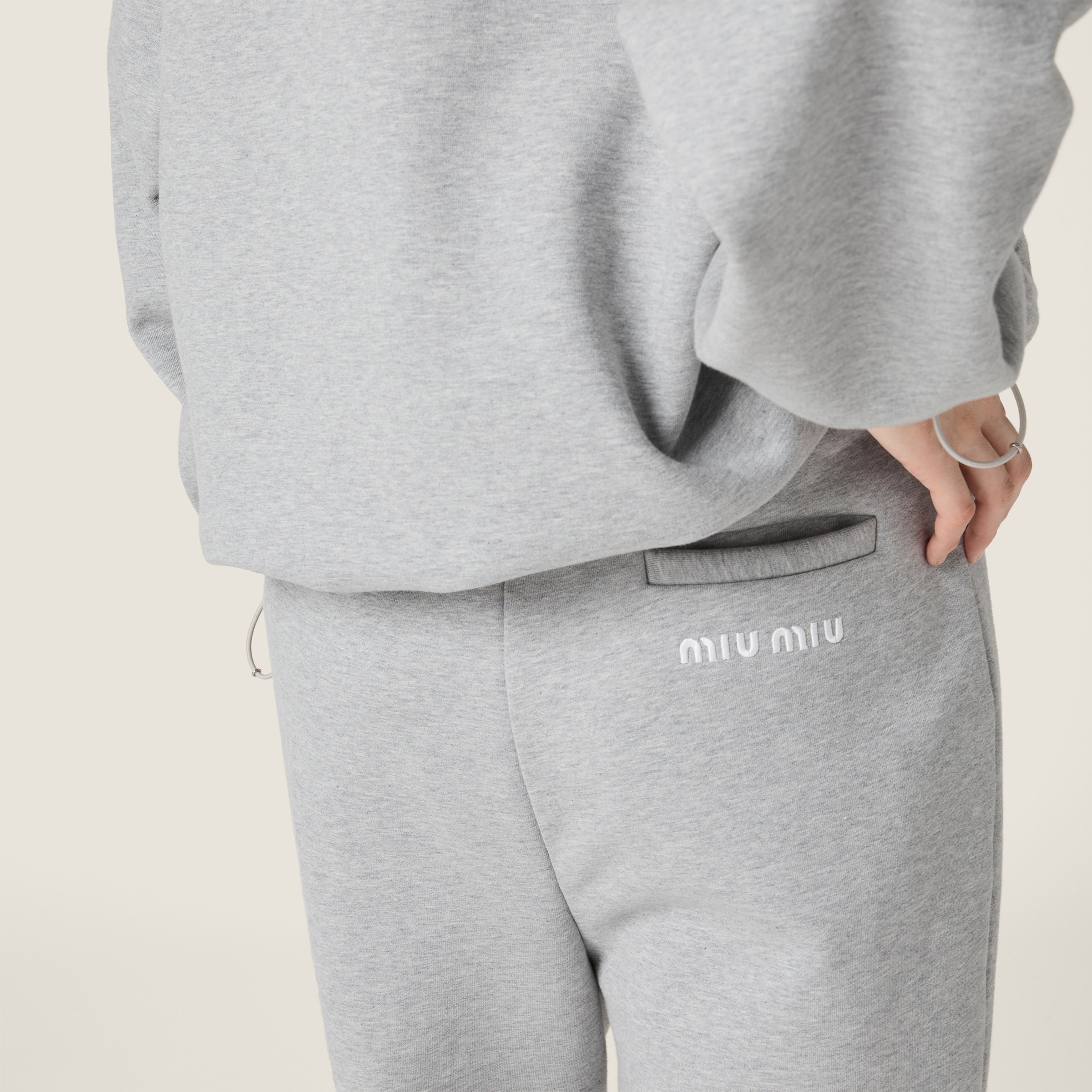 Miu Miu Cotton Fleece Pants