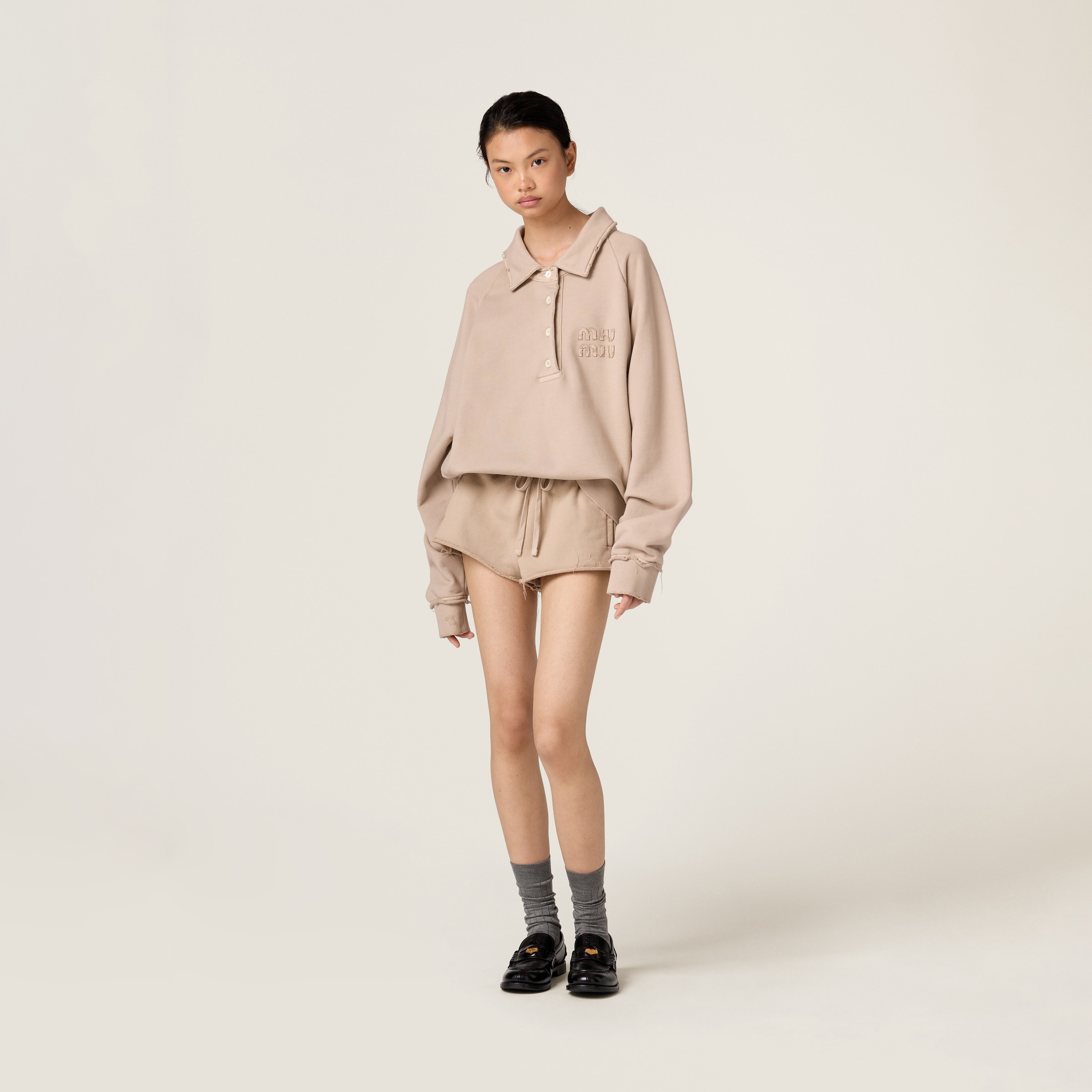 ベージュ系 M MiuMiu(ミュウミュウ) ショートパンツ(レディース