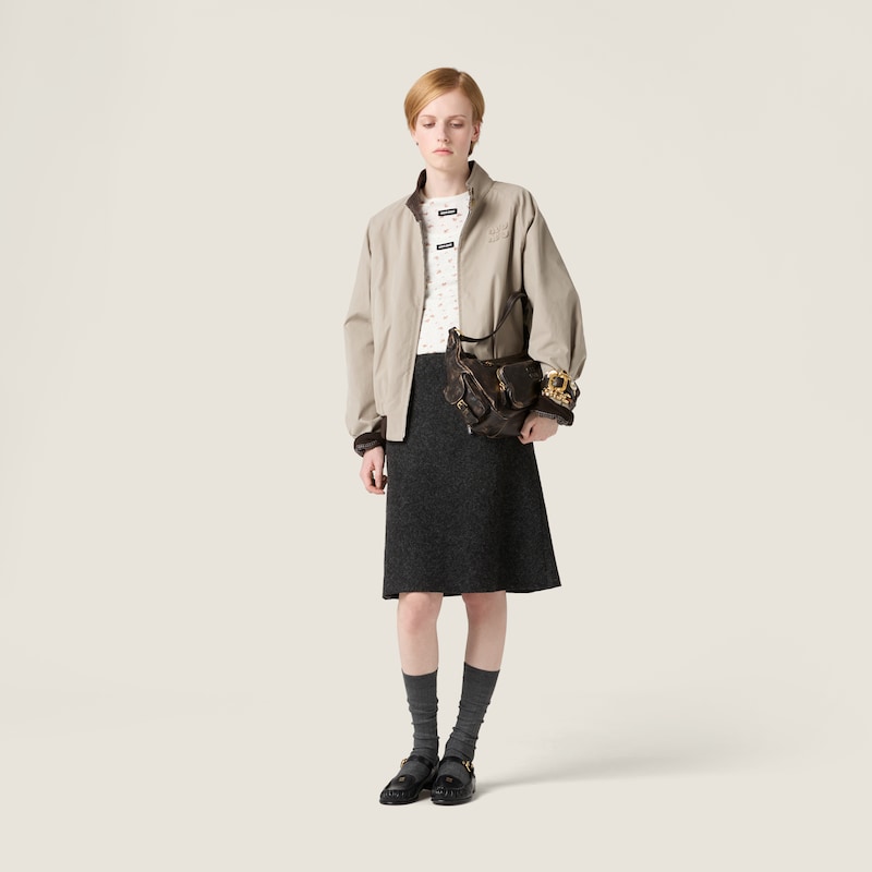 Ribbed jersey tank top