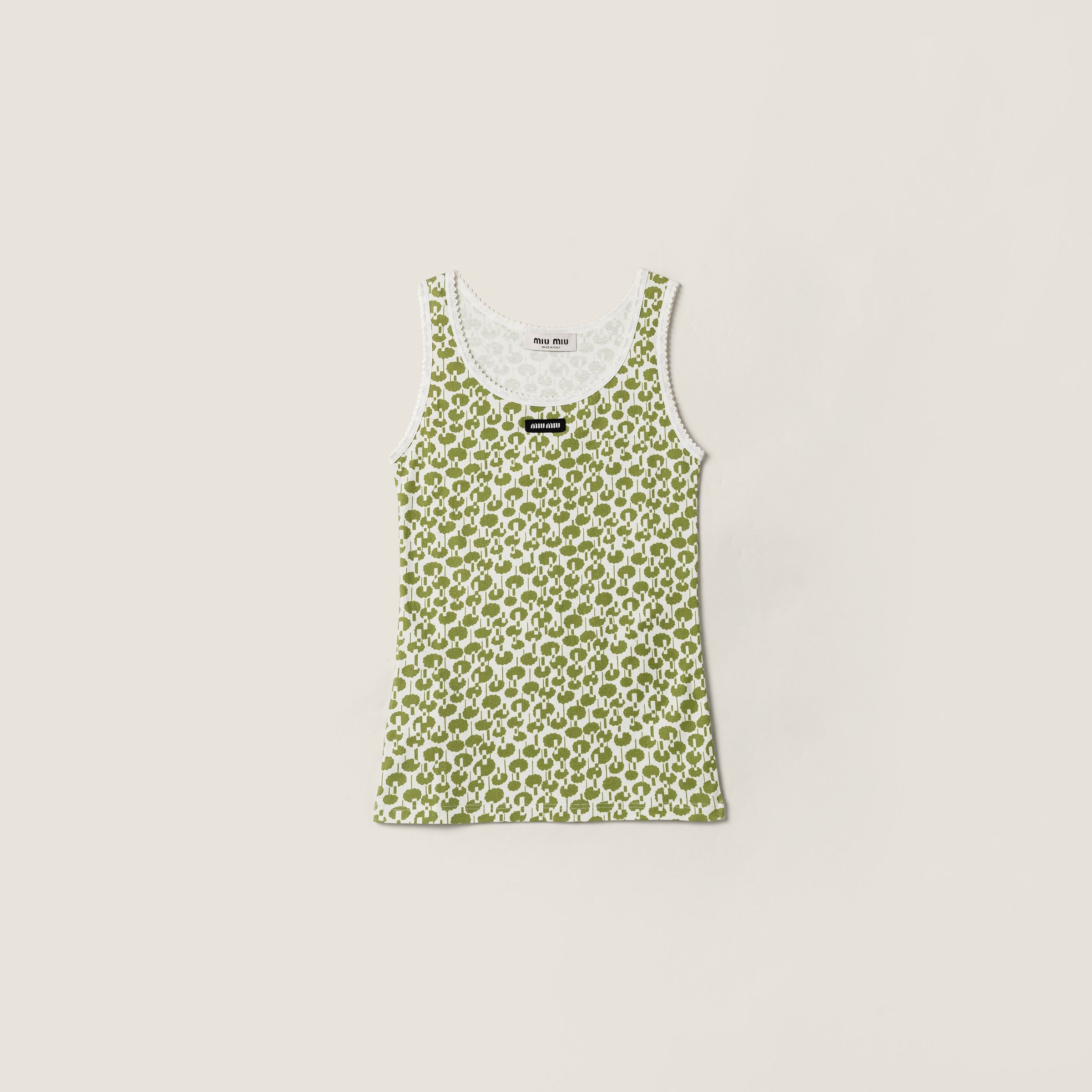 Cotton tank top from Miu Miu - $1,050