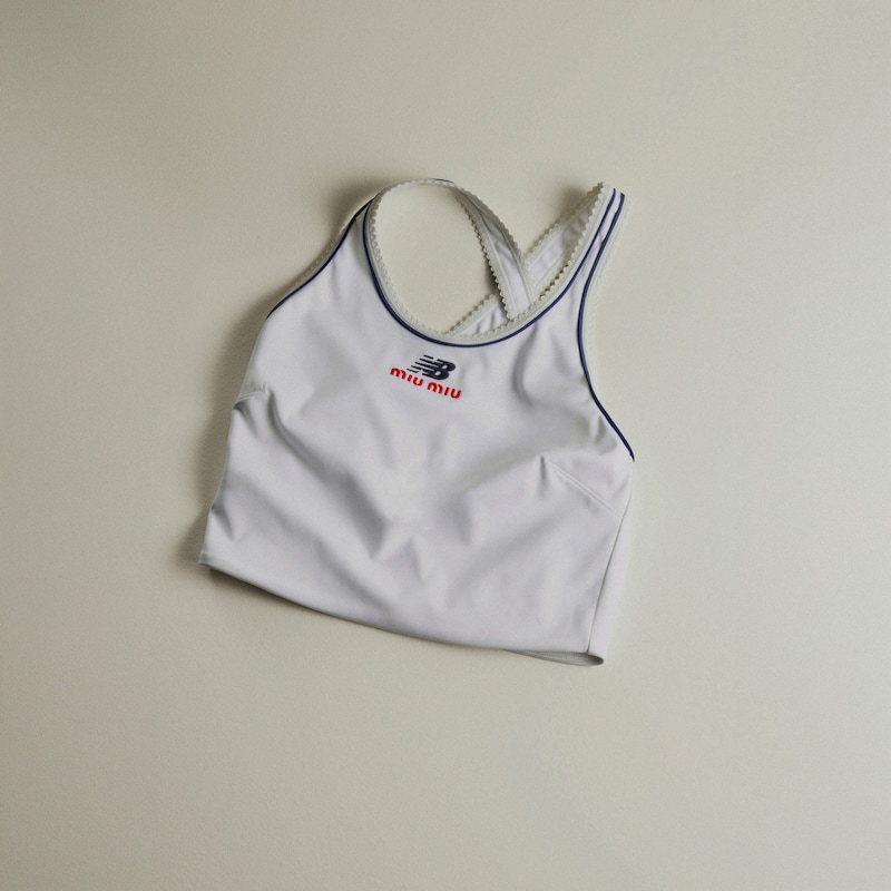Stretch technical jersey tank top