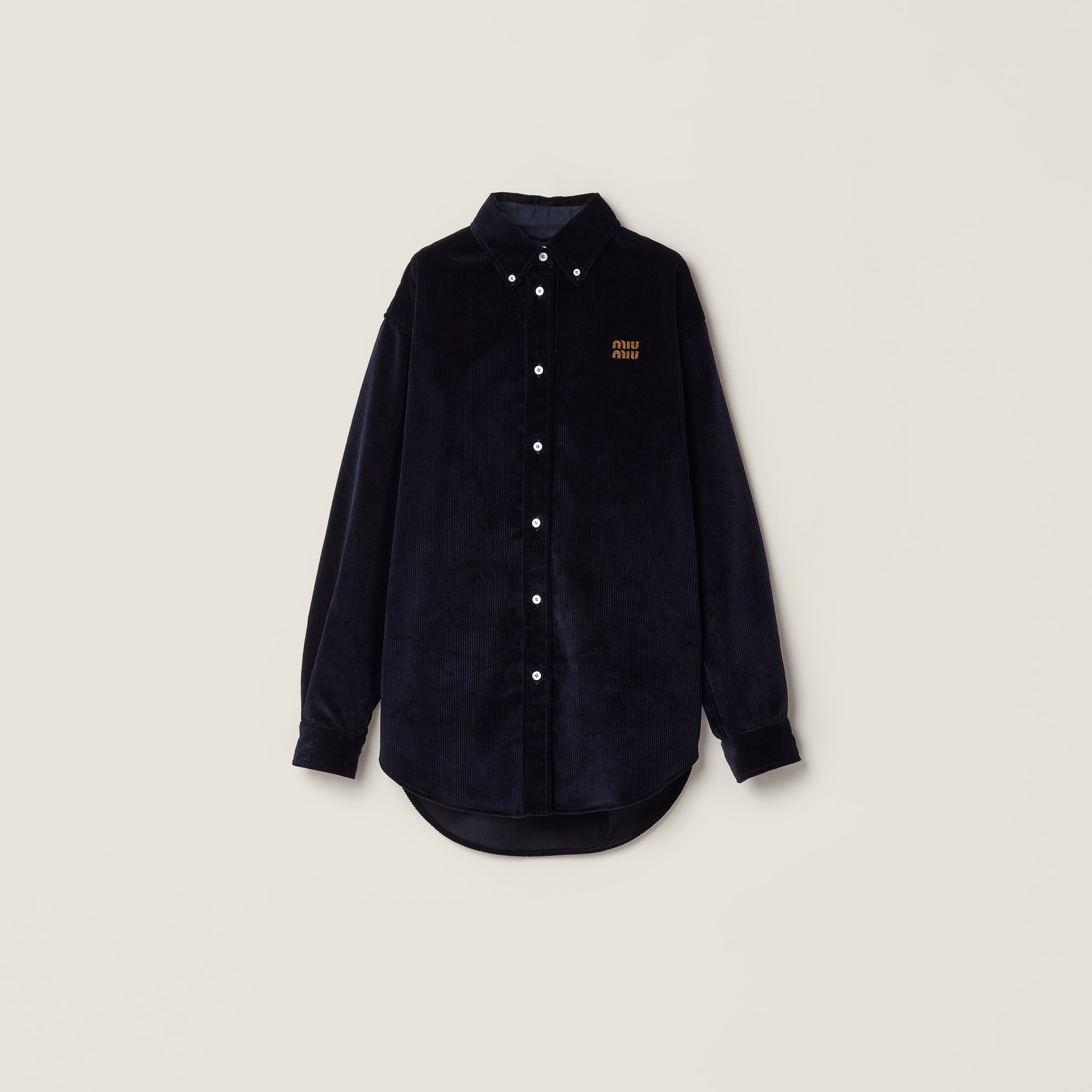 ベージュ オールド ギャバジン ブルゾンジャケット | Miu Miu