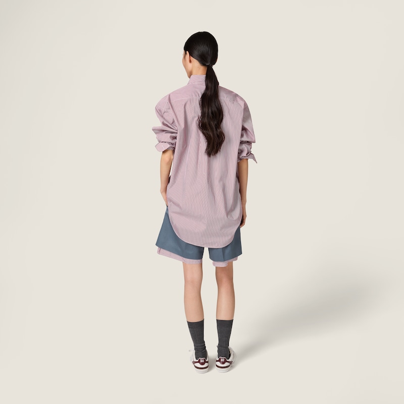 Vertical stripe shirt