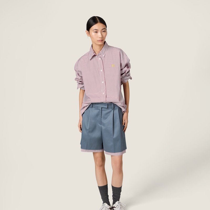 Vertical stripe shirt