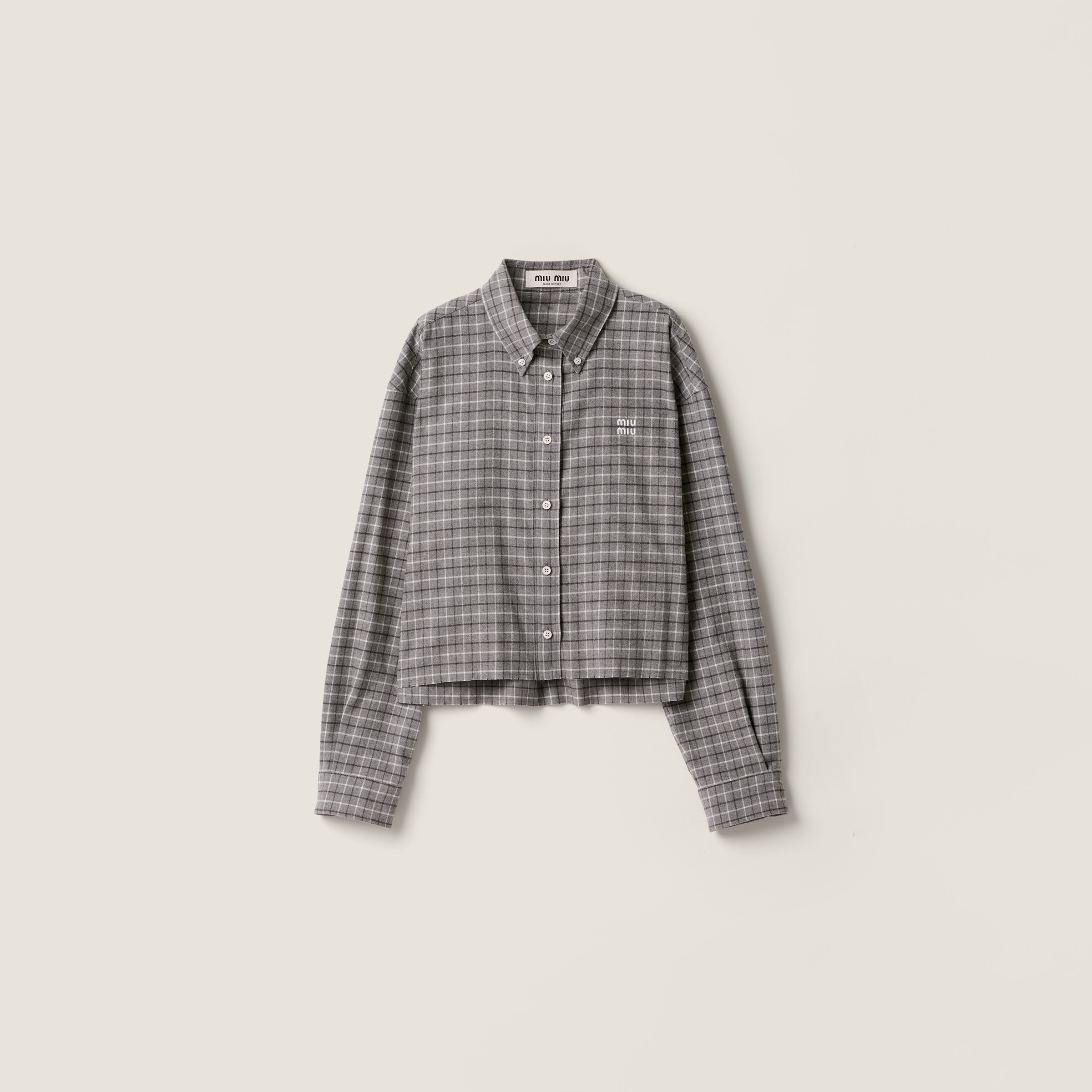 Flannel shirt by Miu Miu