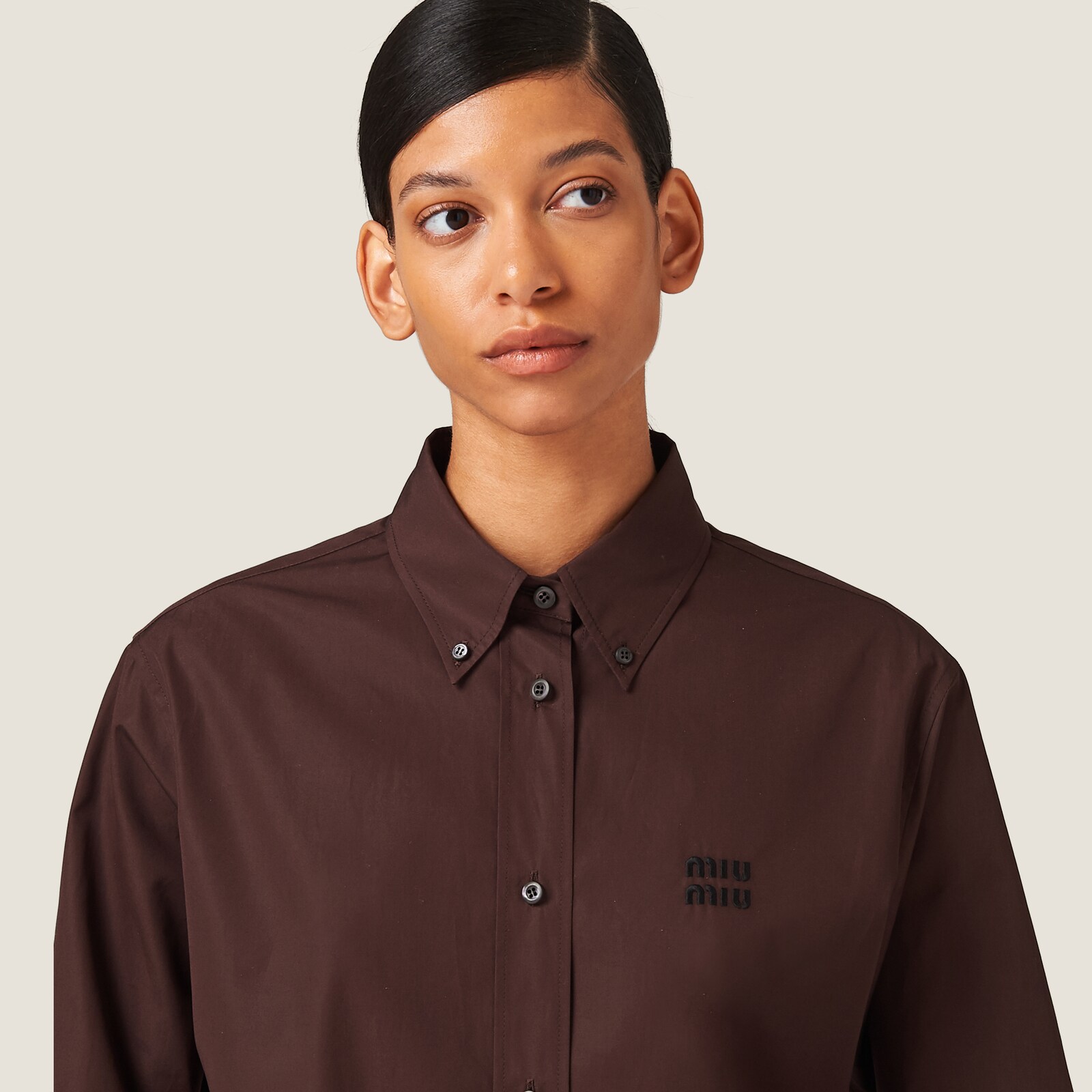 Mia Coco Brown Ruffle Shirt