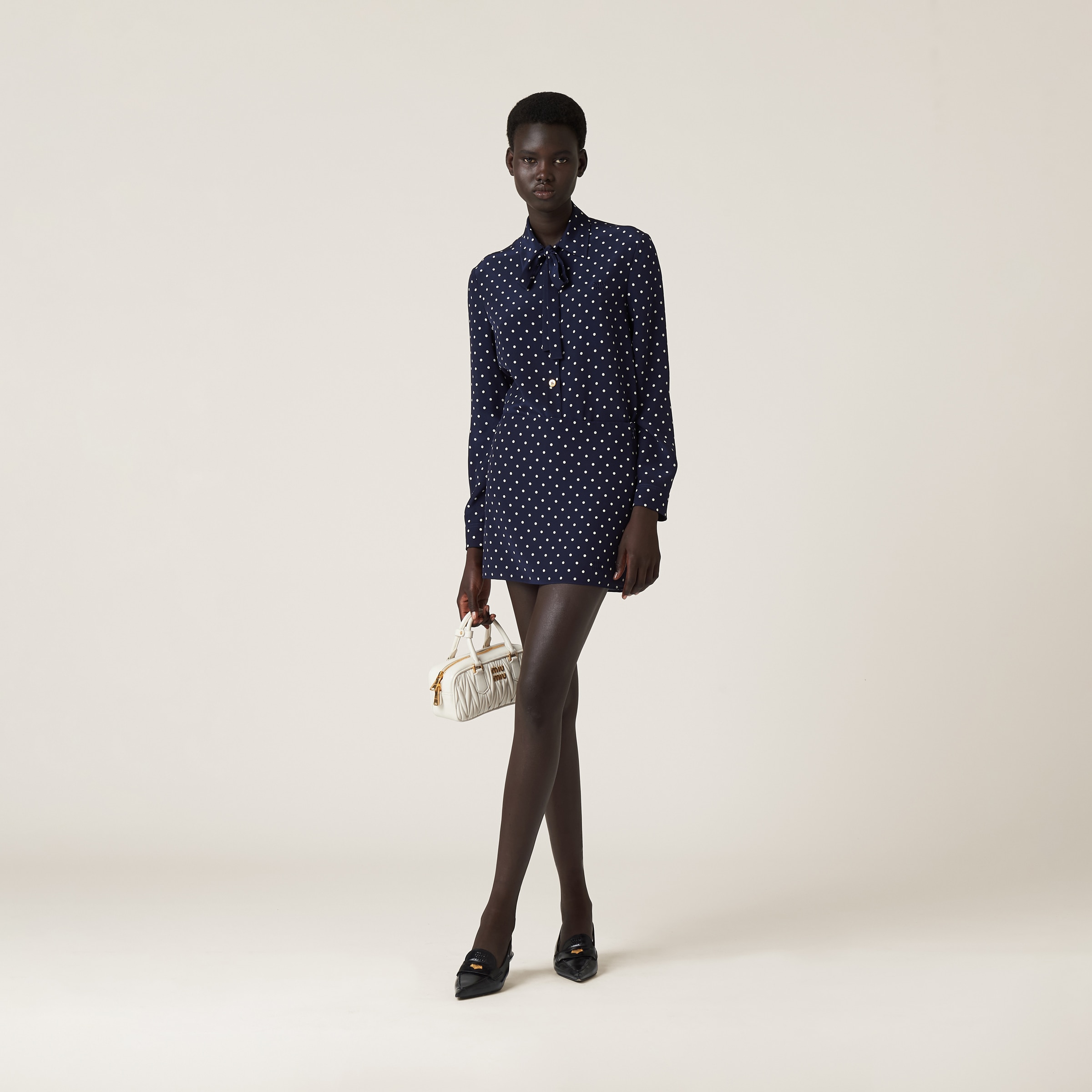 Oasis spot patched shirt hot sale dress