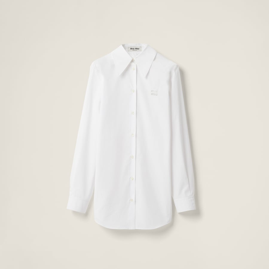 Miu Miu Women's Recycled Material Sweatshirt Blue