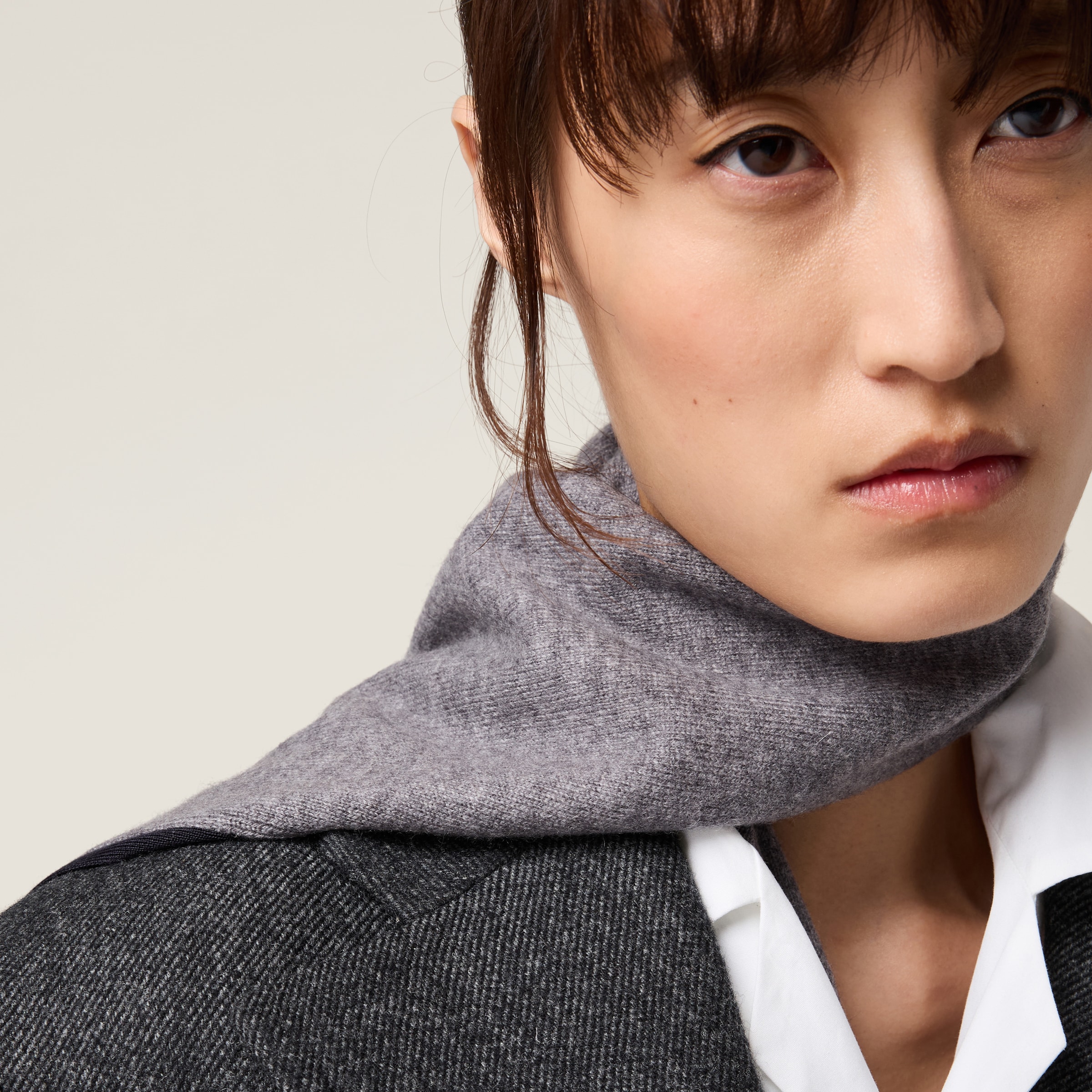 ホワイト ポプリン シャツ | Miu Miu