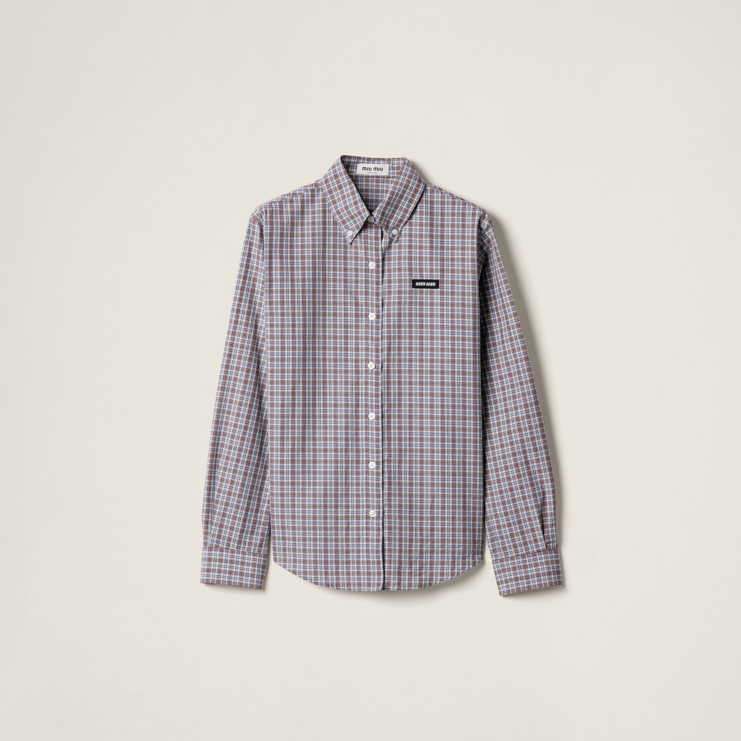 Miu Miu Checked Shirt