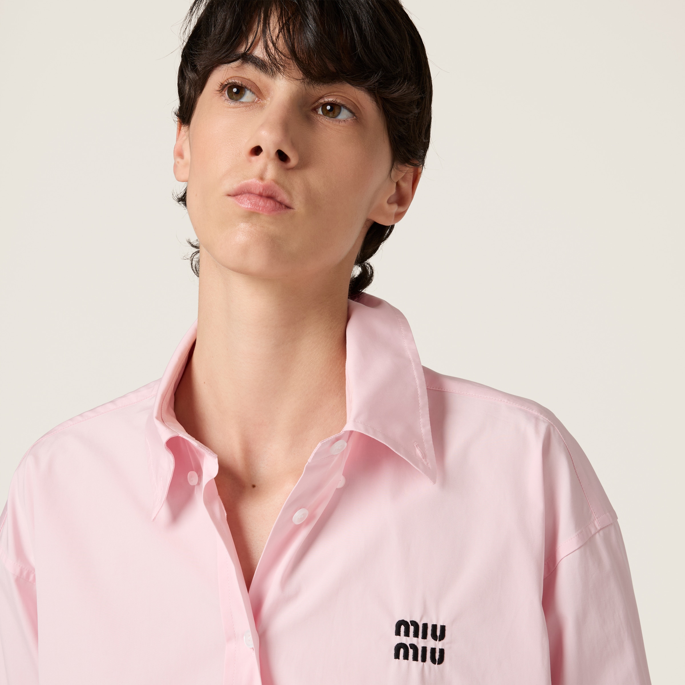 miumiuピンク シャツ 楽天市場】ミュウ ミュウ Miu Miu 長袖Tシャツ 長袖Tシャツ 衣料
