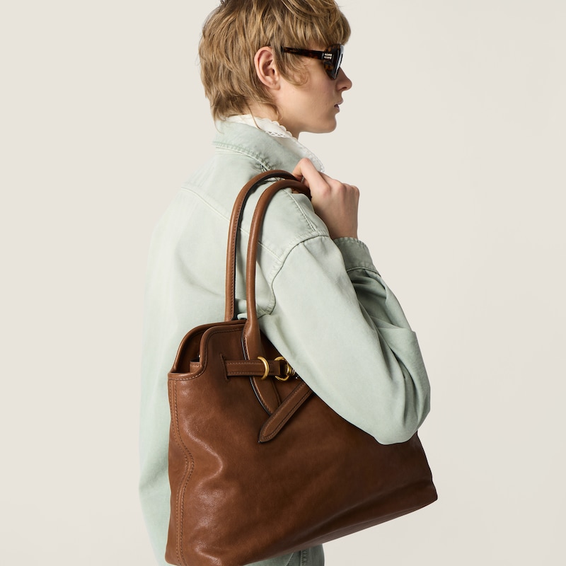 Washed gabardine shirt