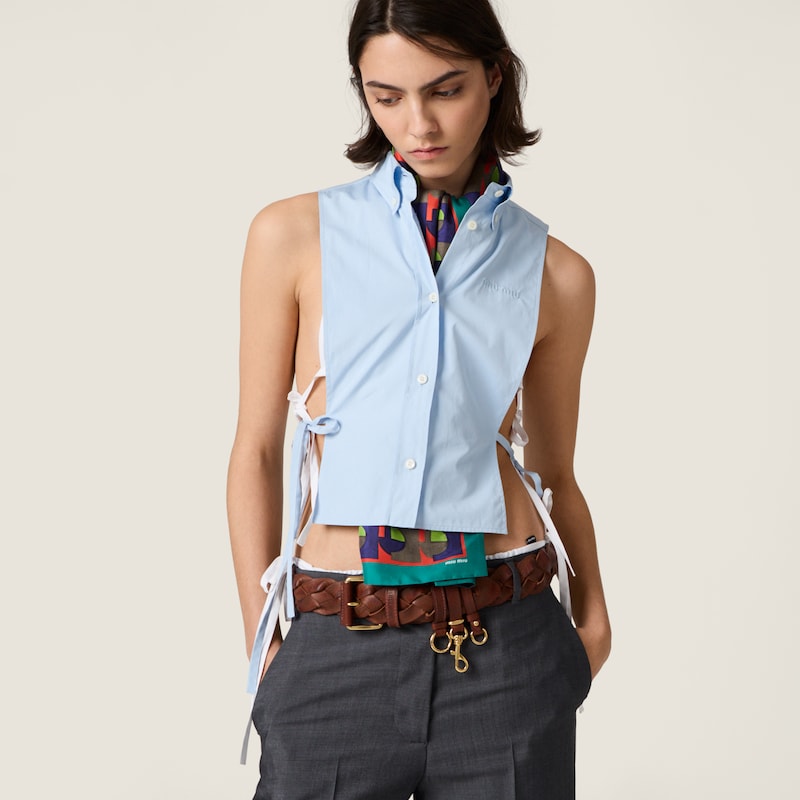 ポプリン シャツ