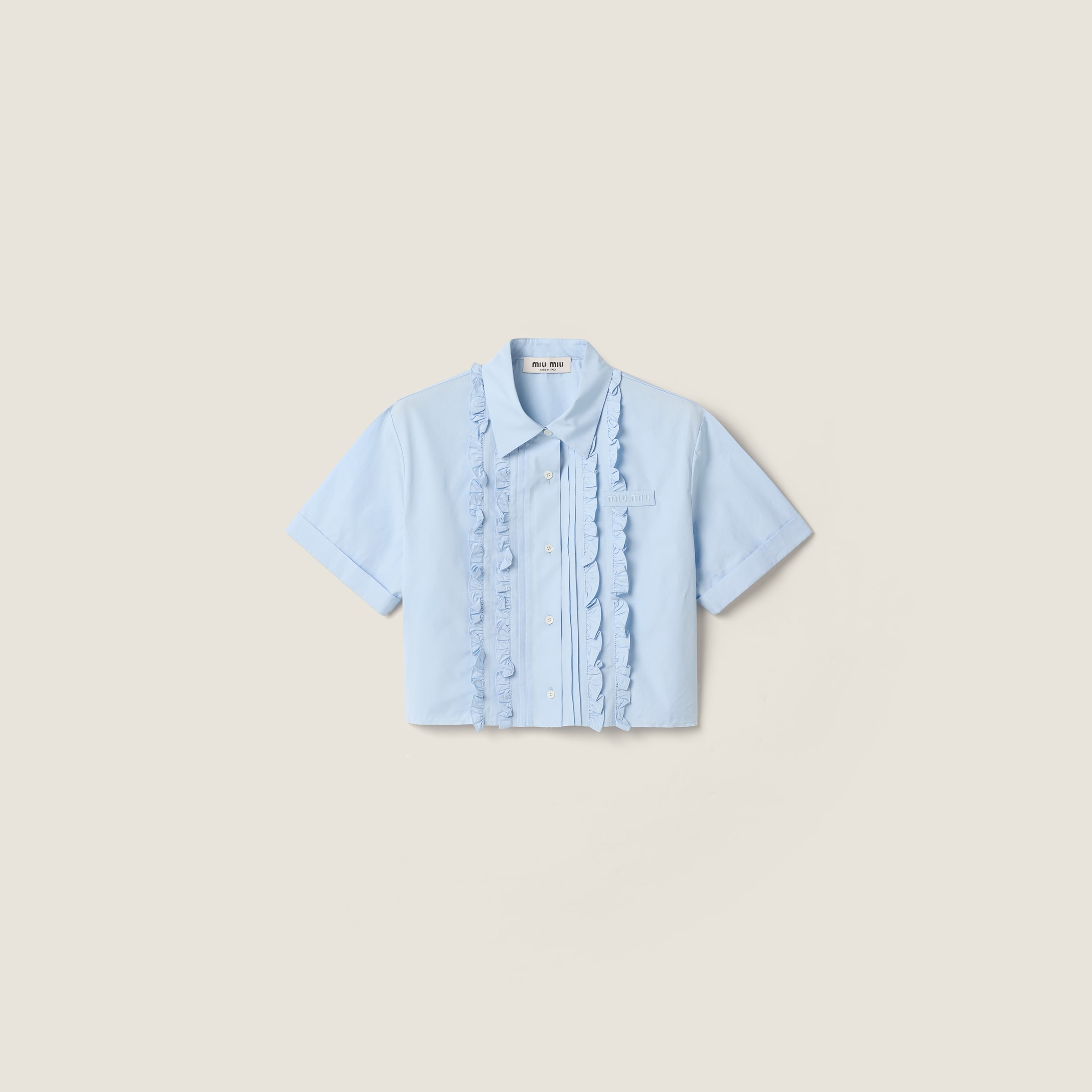 Poplin shirt from Miu Miu - $1,690