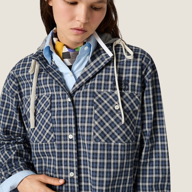 Chemise en flanelle à carreaux