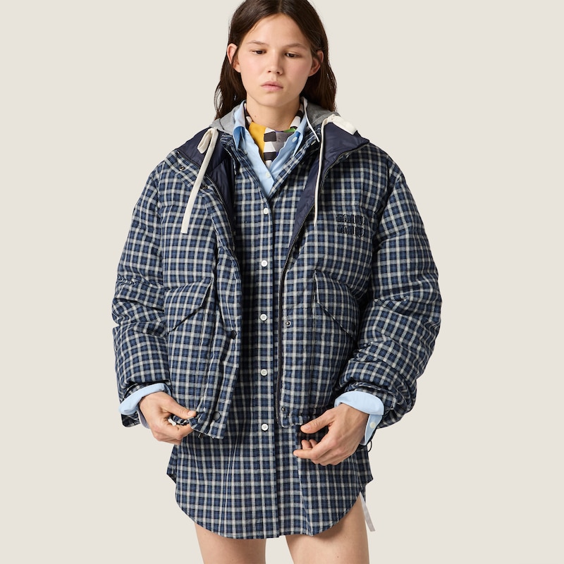 Chemise en flanelle à carreaux