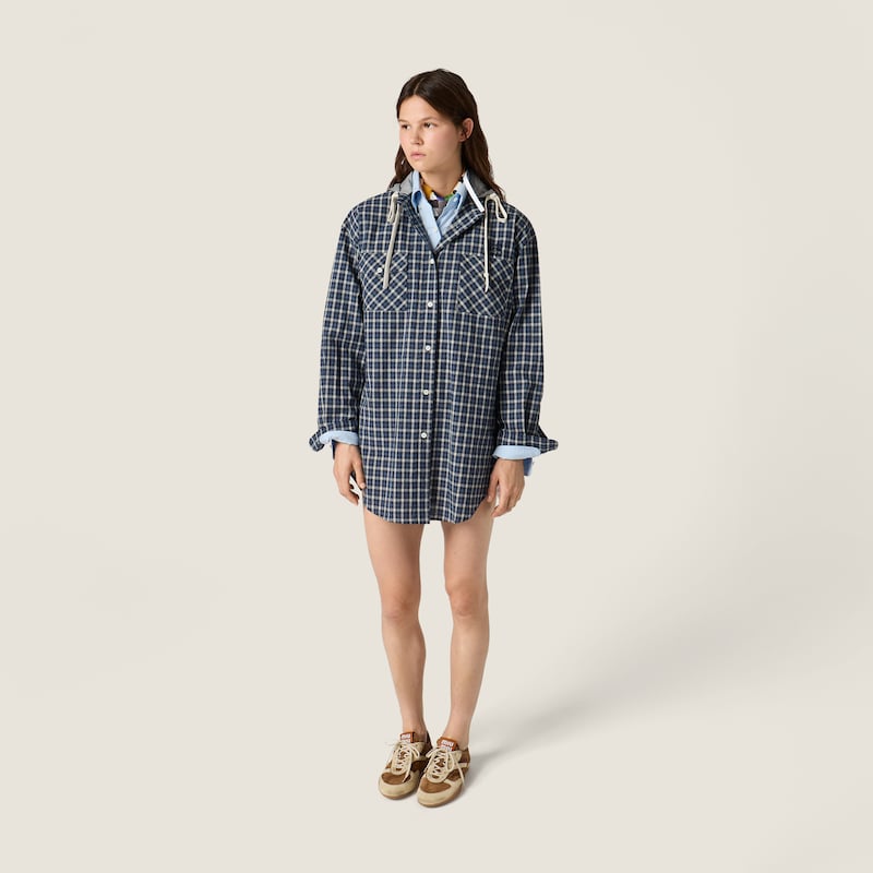 Chemise en flanelle à carreaux
