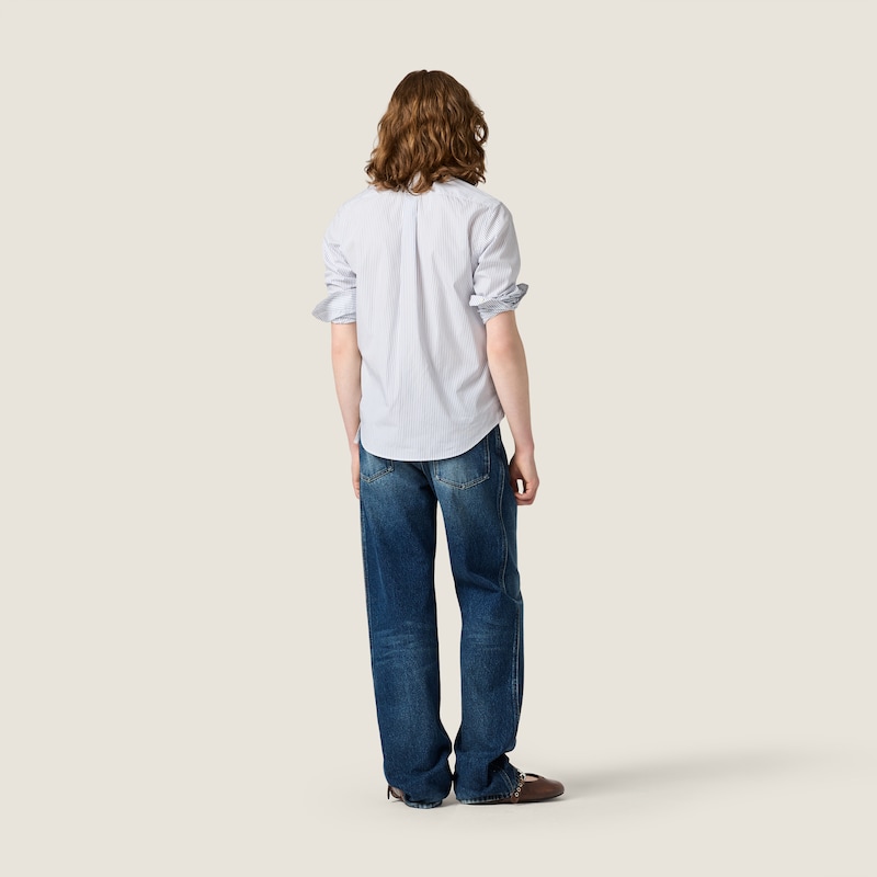 Camisa de popelín a rayas