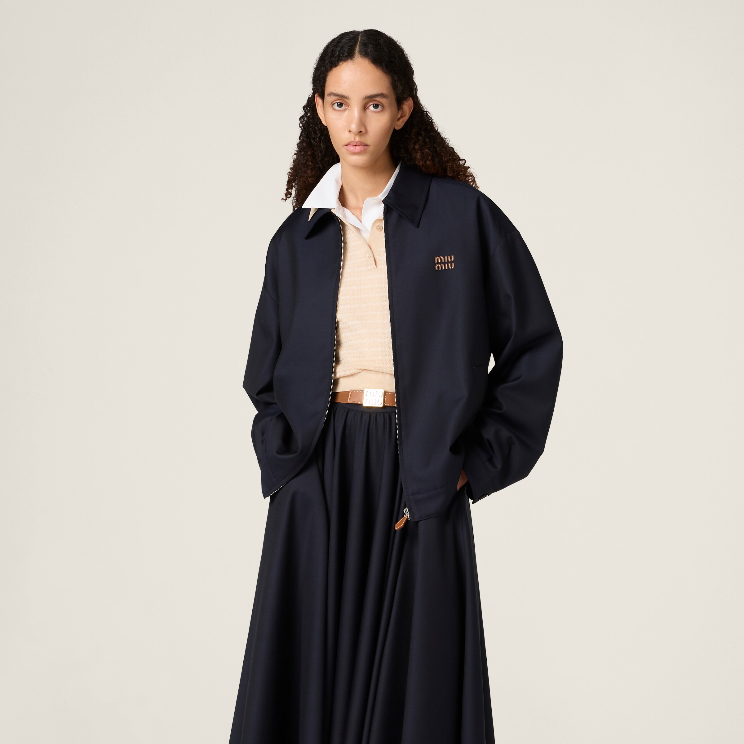 Batavia blouson jacket - Collection Collections | Miu Miu