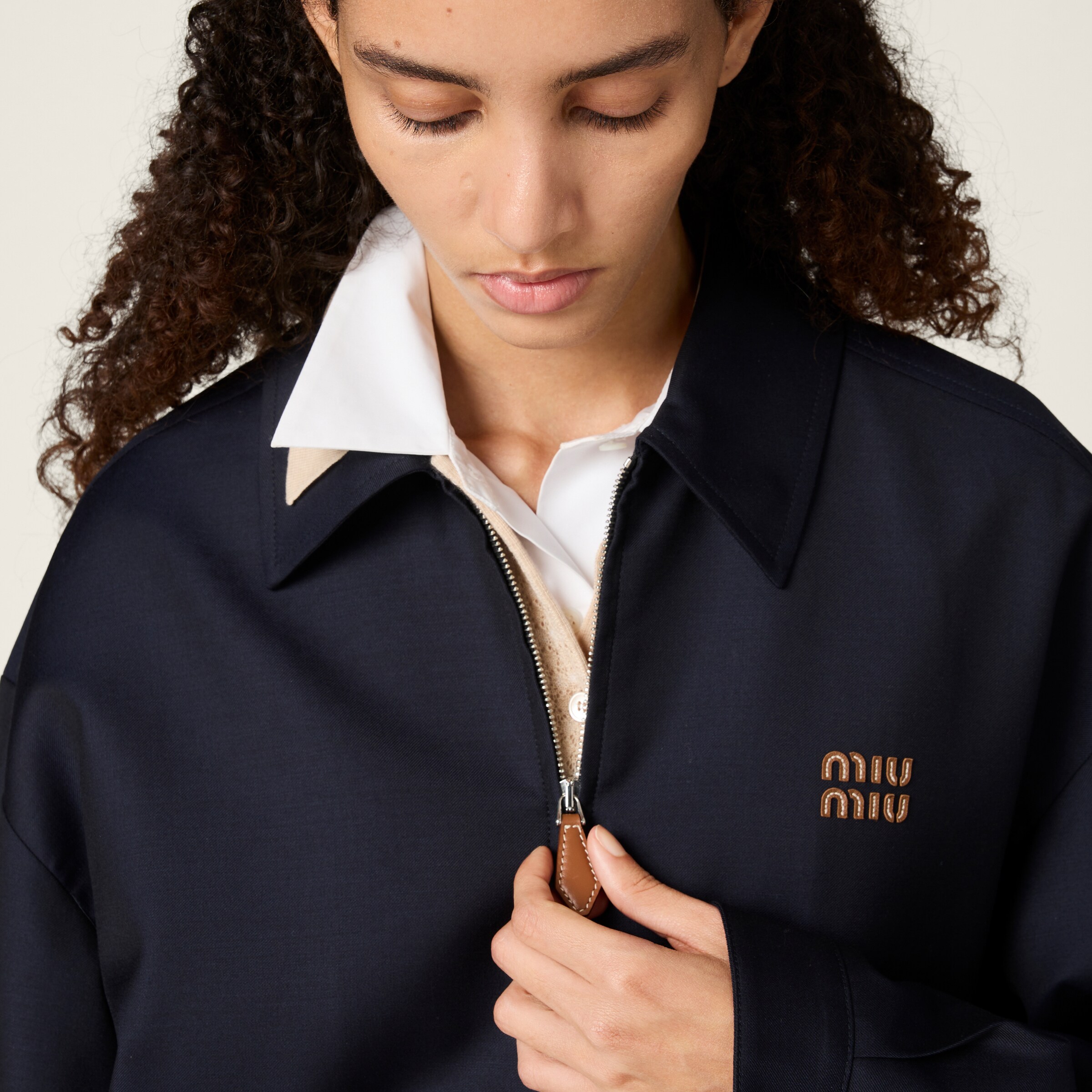 Batavia blouson jacket - Collection Collections | Miu Miu